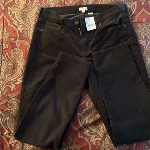 J Crew skinny cords. In size 27 in black